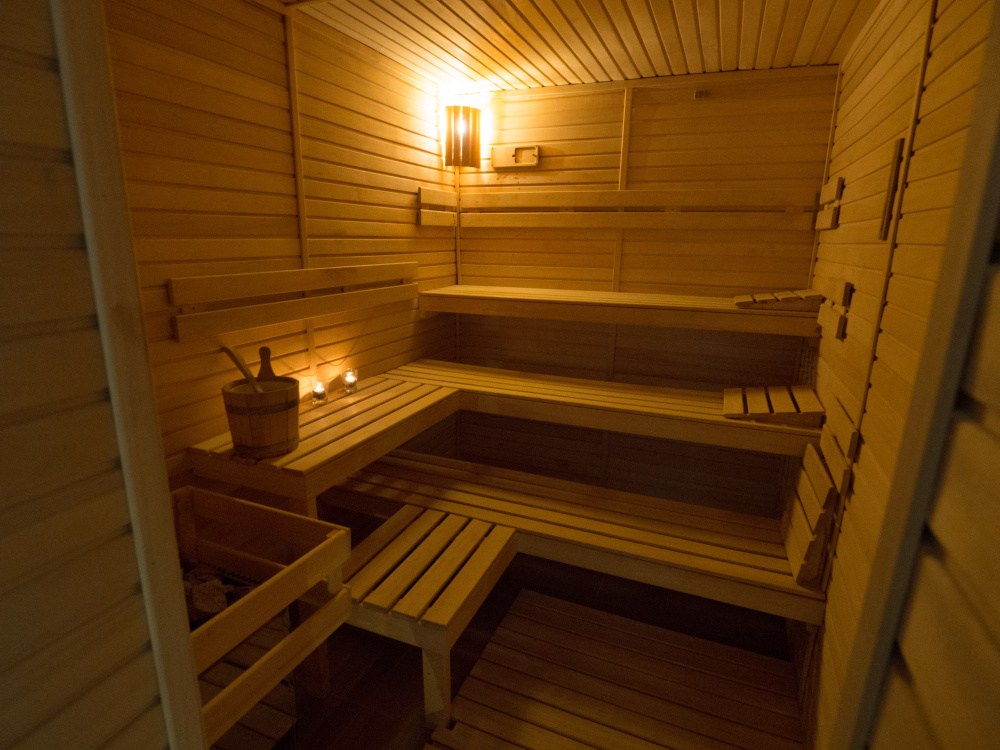 Finská sauna v hotelu Kamzík