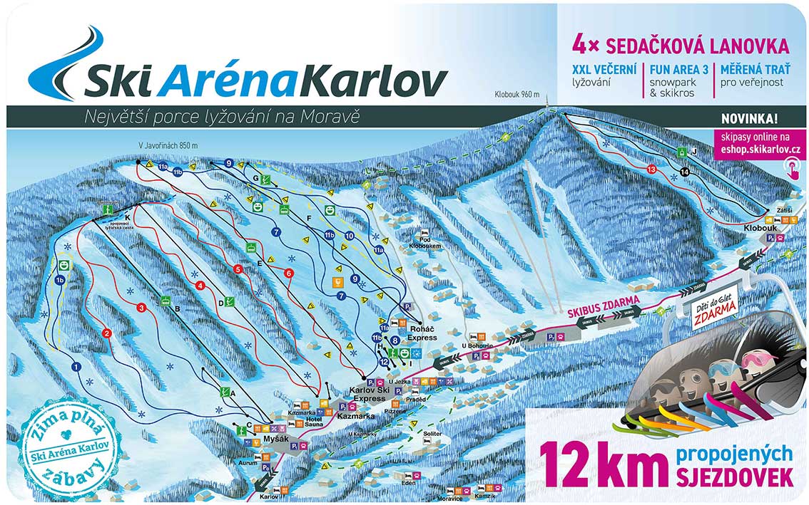 Ski aréně Karlov
