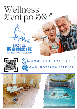 Wellness pro seniory v hotelu Kamzík